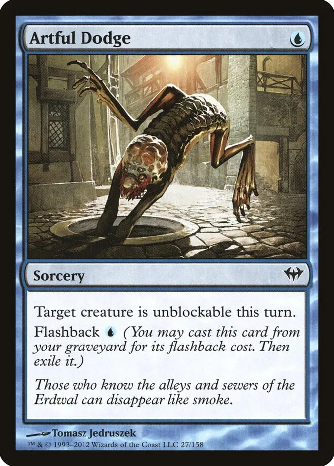 2012 Dark Ascension Artful Dodge common #27 unlisted card image