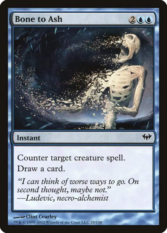 2012 Dark Ascension Bone to Ash common #29 unlisted card image