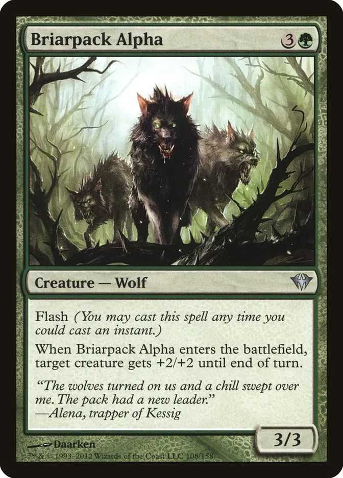 2012 Dark Ascension Briarpack Alpha uncommon #108 unlisted card image