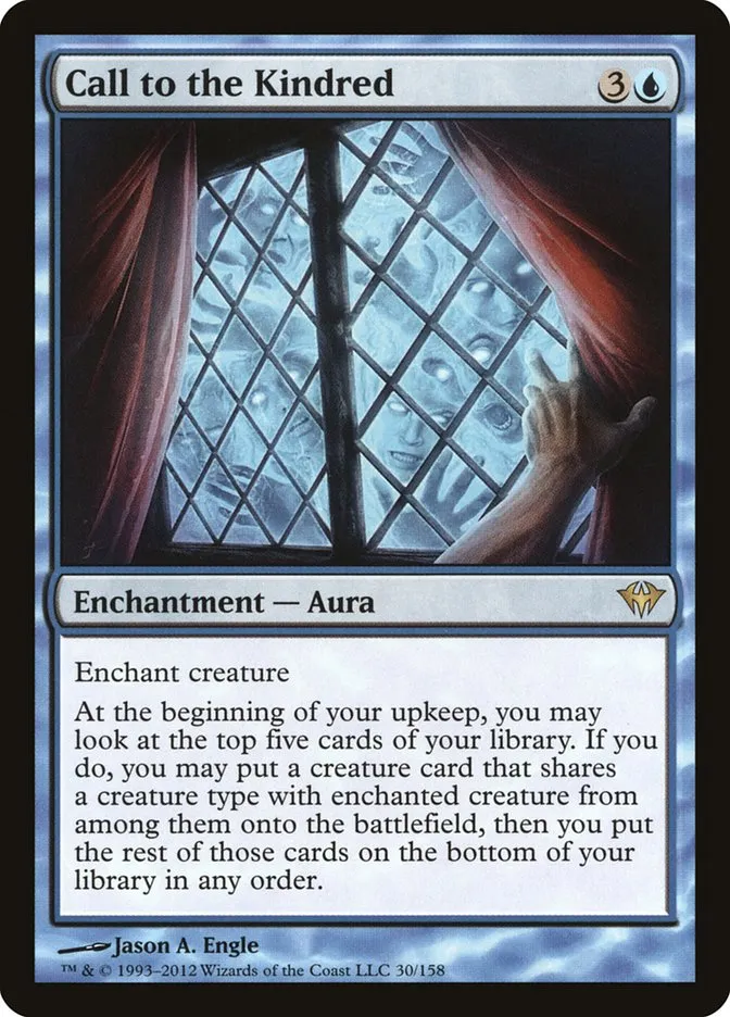 2012 Dark Ascension Call to the Kindred rare #30 unlisted card image