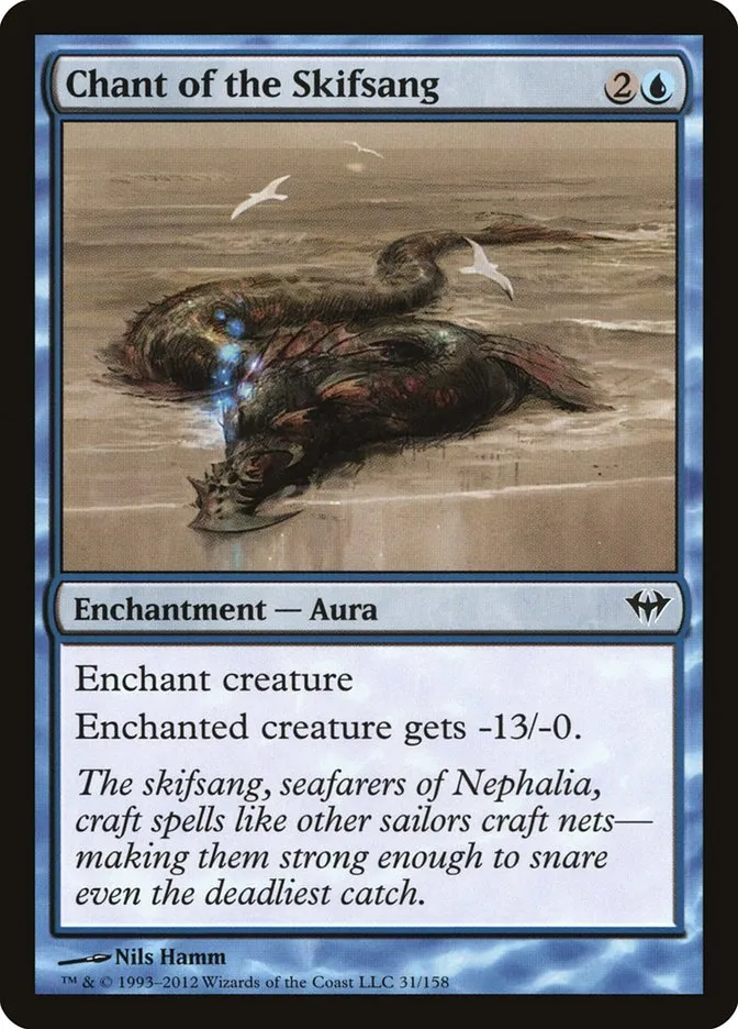 2012 Dark Ascension Chant of the Skifsang common #31 unlisted card image