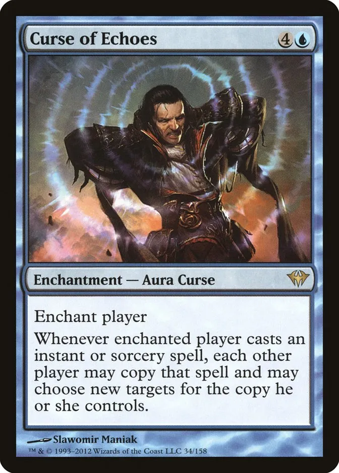 2012 Dark Ascension Curse of Echoes rare #34 unlisted card image