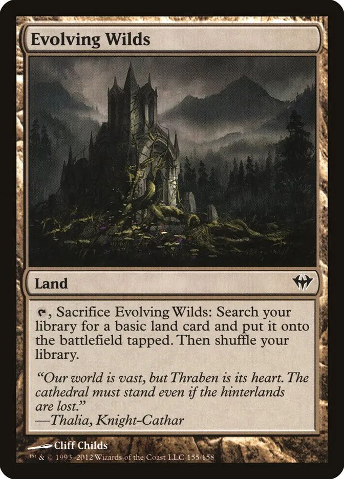 2012 Dark Ascension Evolving Wilds common #155 unlisted card image