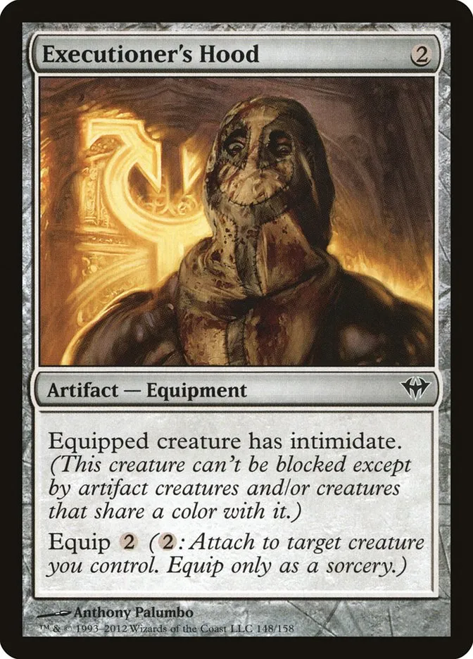 2012 Dark Ascension Executioner's Hood common #148 unlisted card image