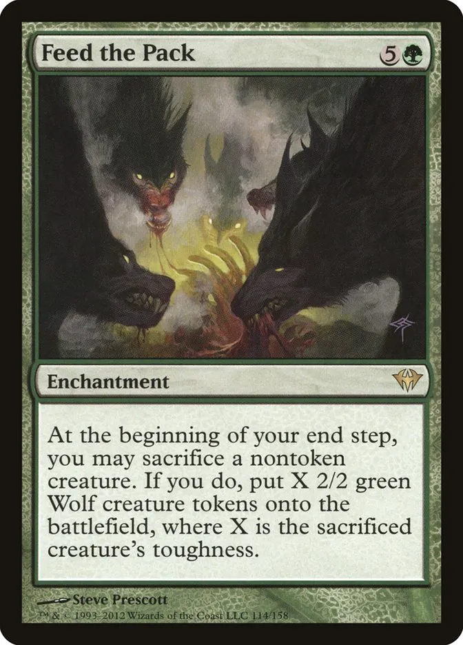 2012 Dark Ascension Feed the Pack rare #114 unlisted card image