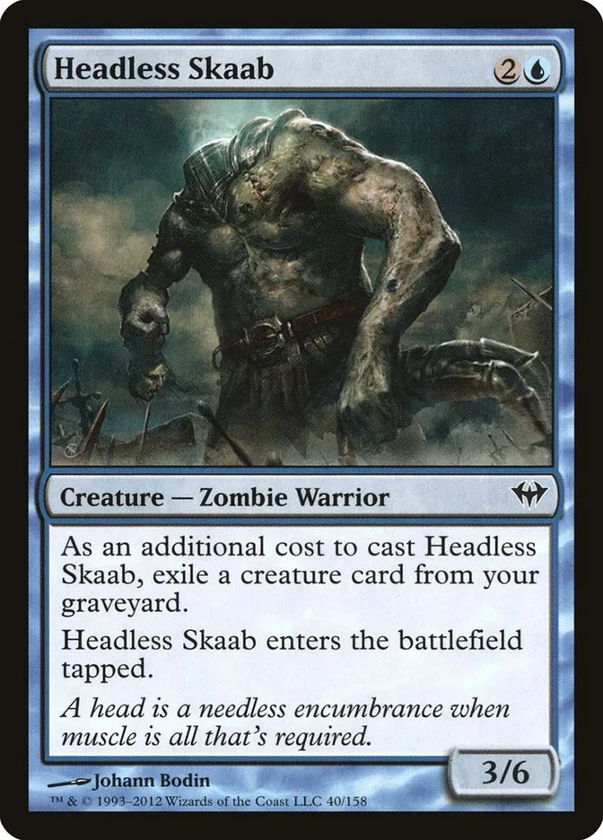 2012 Dark Ascension Headless Skaab common #40 unlisted card image