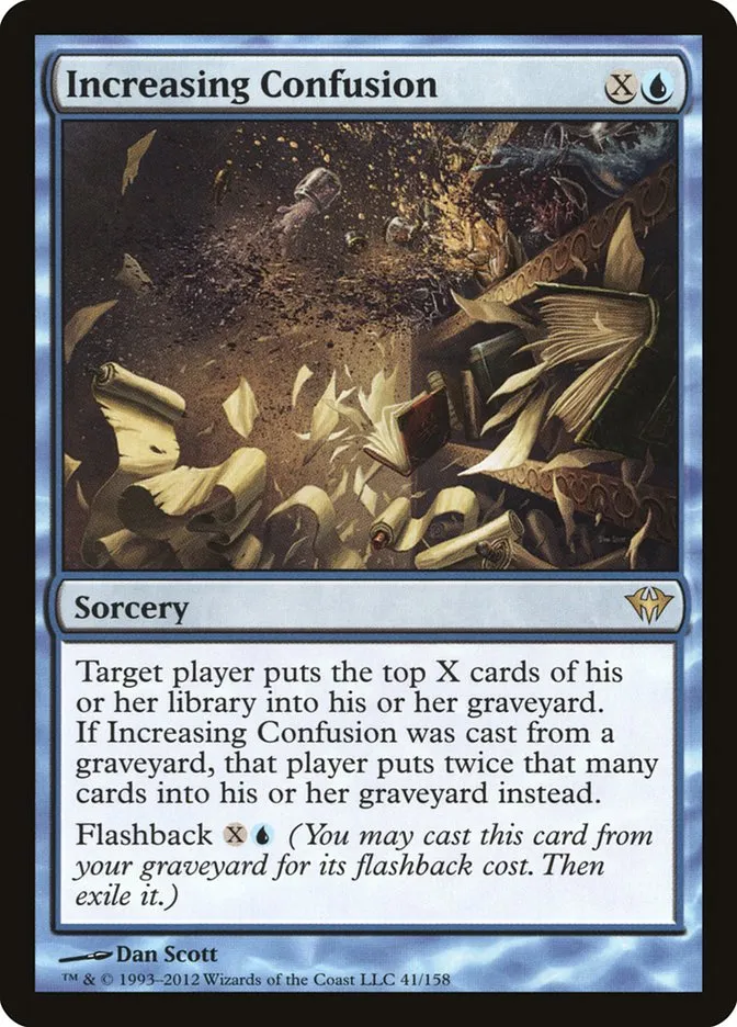 2012 Dark Ascension Increasing Confusion rare #41 unlisted card image