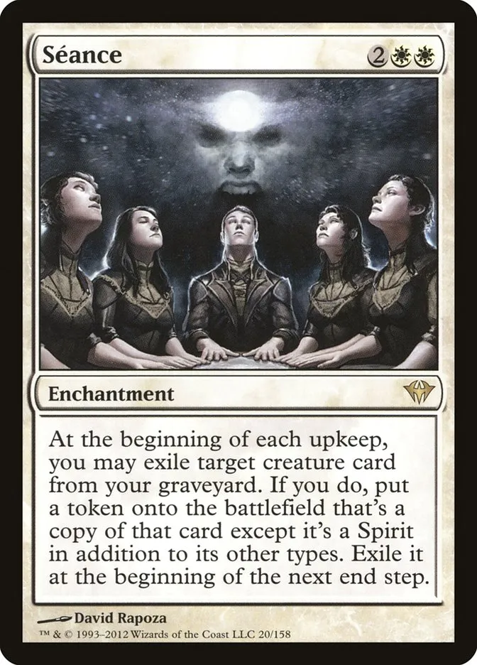 2012 Dark Ascension Séance rare #20 unlisted card image