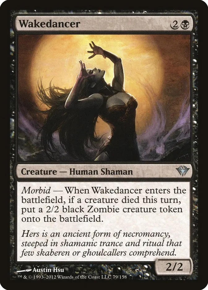 2012 Dark Ascension Wakedancer uncommon #79 unlisted card image