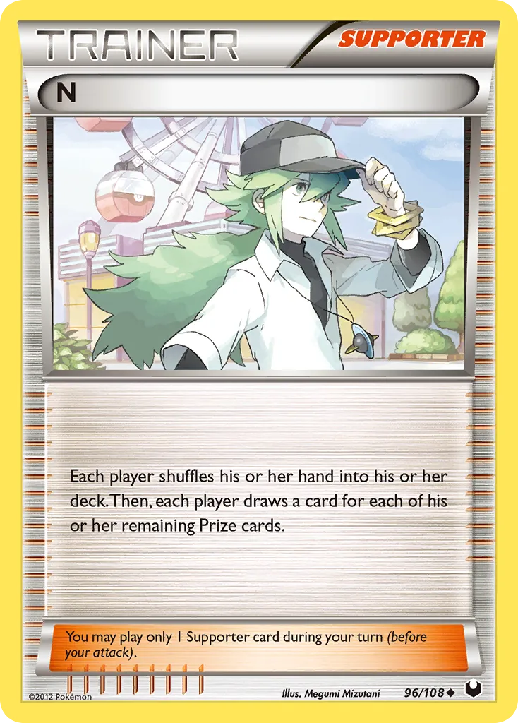 2012 Dark Explorers N Ucommo #096/108 Uncommon card image