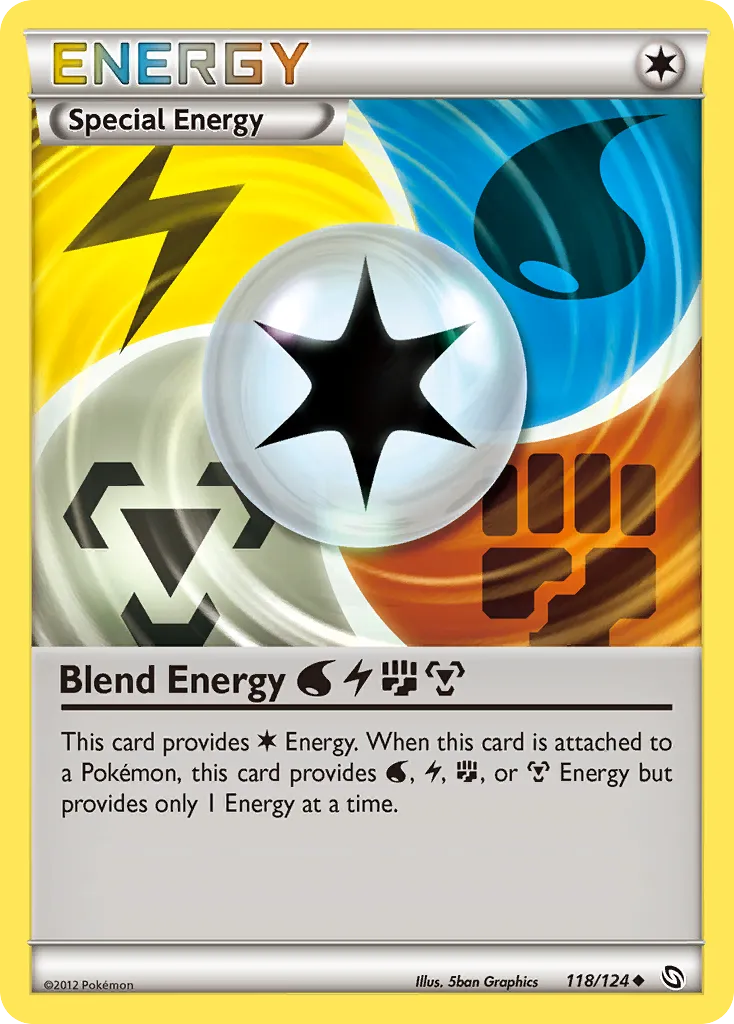 2012 Dragons Exalted Blend Energy WaterLightningFightingMetal #118/124 Uncommon card image