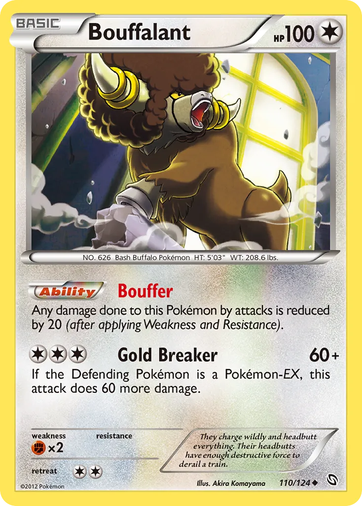 2012 Dragons Exalted Bouffalant Uncommon #110/124 Uncommon card image
