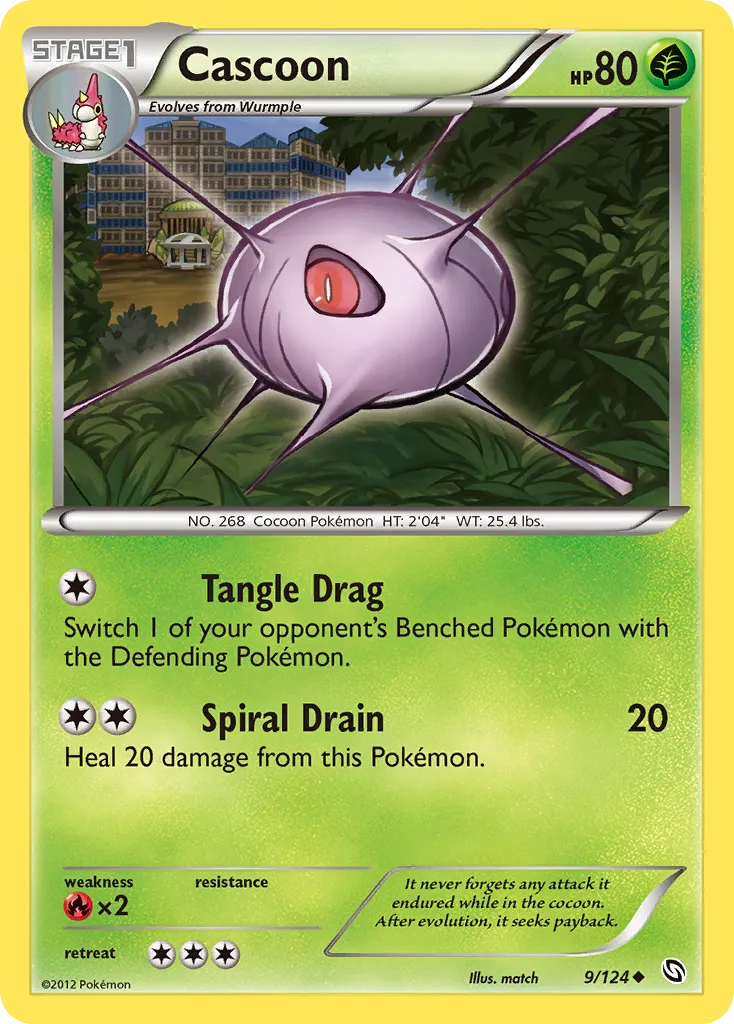 2012 Dragons Exalted Cascoon Uncommon #009/124 Uncommon card image