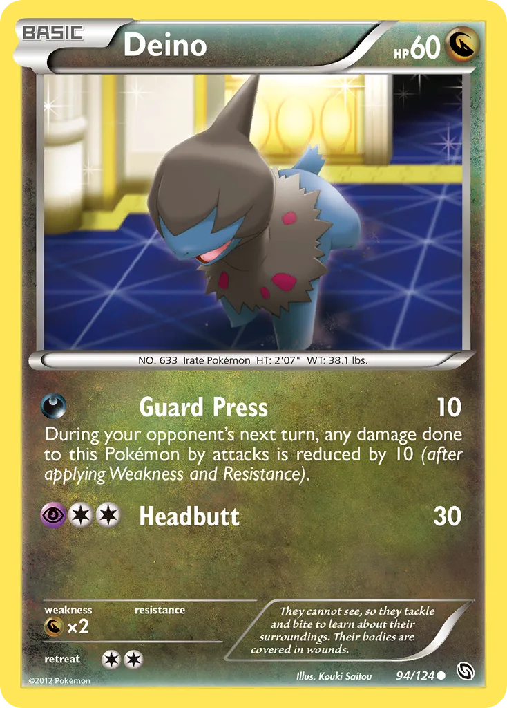 2012 Dragons Exalted Deino #094/124 Common card image