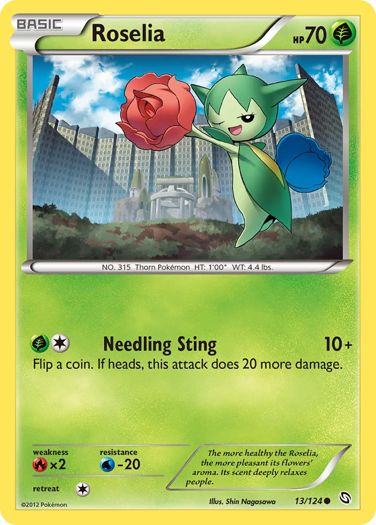 2012 Dragons Exalted Roselia #013/124 Common card image