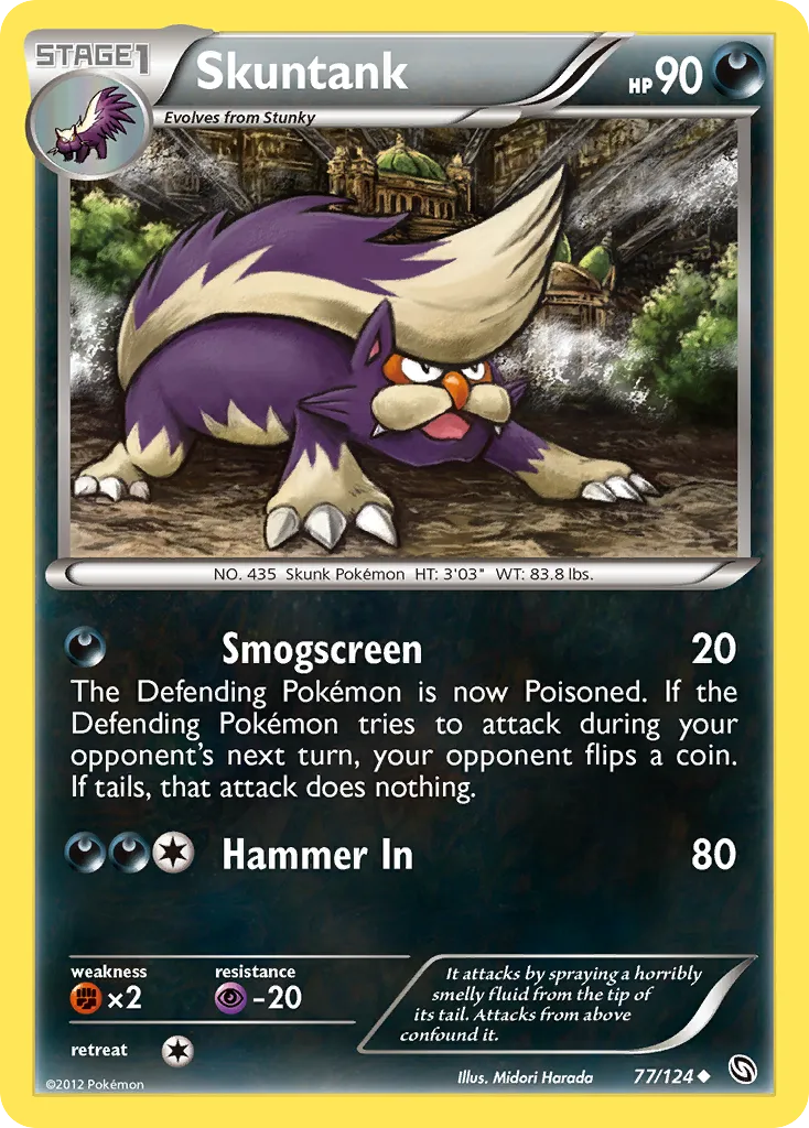 2012 Dragons Exalted Skuntank Uncommon #077/124 Uncommon card image