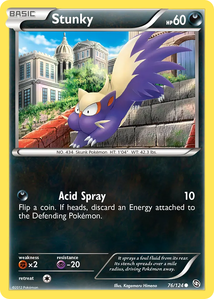 2012 Dragons Exalted Stunky Common #076/124 Common card image