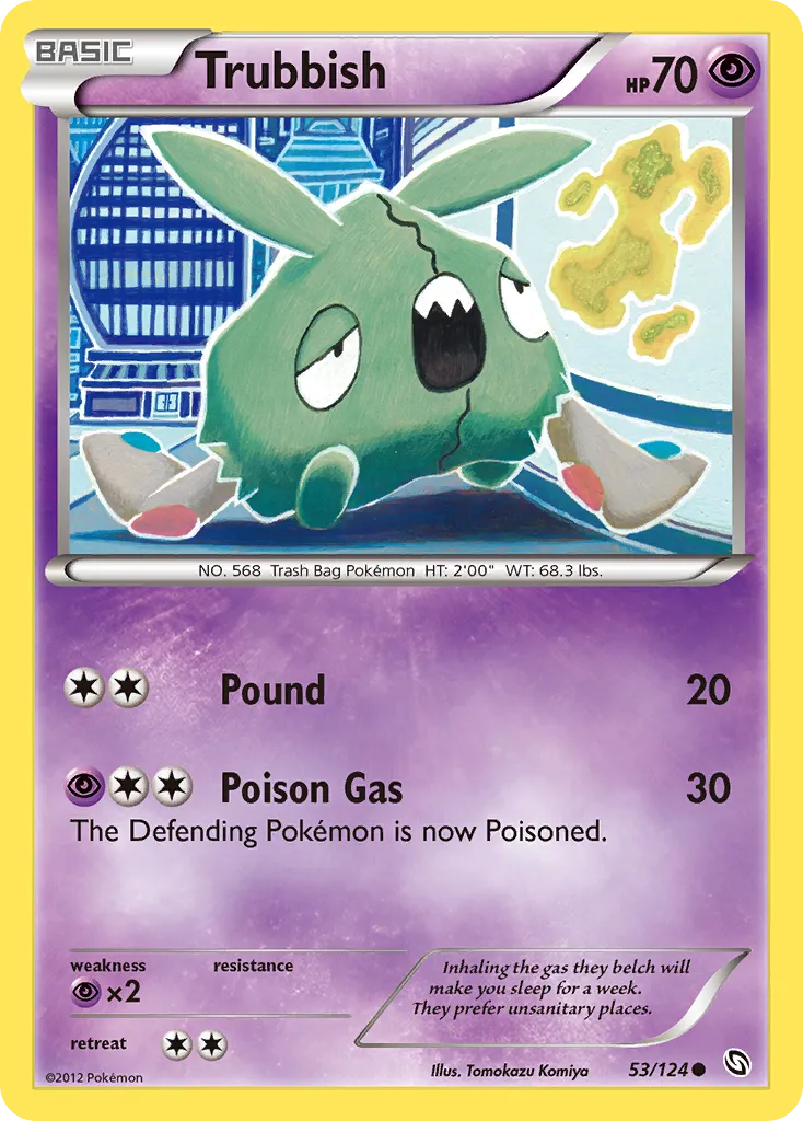 2012 Dragons Exalted Trubbish Common #053/124 Common card image