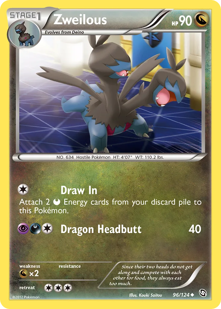 2012 Dragons Exalted Zweilous #096/124 Uncommon card image
