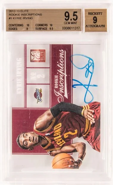 2012 Elite Kyrie Irving Inscriptions #1 card image