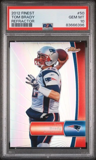 2012 Finest Tom Brady Refractor #50 card image