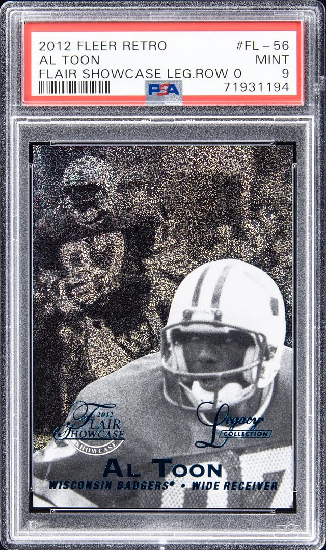2012 Fleer Retro Al Toon Flair Showcase Legacy Row 0 #FL-56 card image