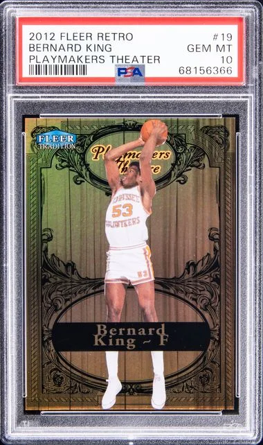 2012 Fleer Retro Bernard King Playmakers Theater #19 card image