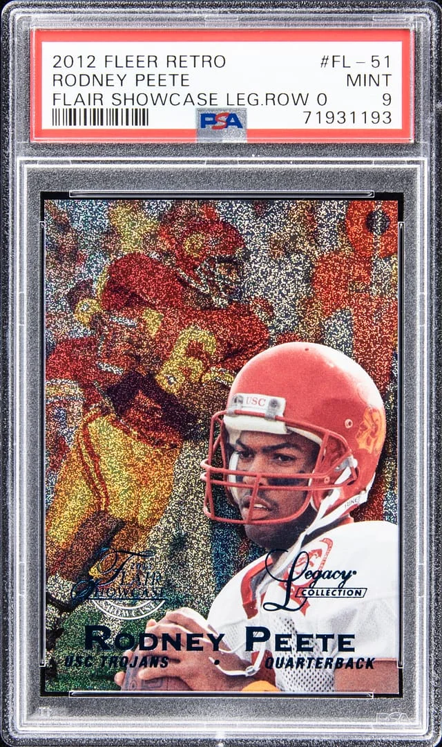 2012 Fleer Retro Rodney Peete Flair Showcase Legacy Row 0 #FL-51 card image