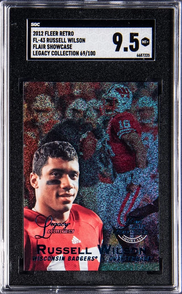 2012 Fleer Retro Russell Wilson Flair Showcase Legacy Collection #FL-43 card image