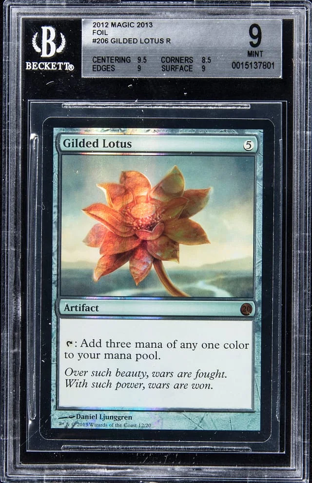 2012 Magic The Gathering 2013 Foil Gilded Lotus #206 card image