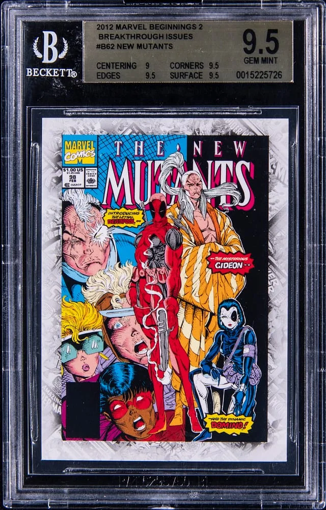 2012 Marvel Beginnings 2 Breakthrough Issues New Mutants #B-42 card image