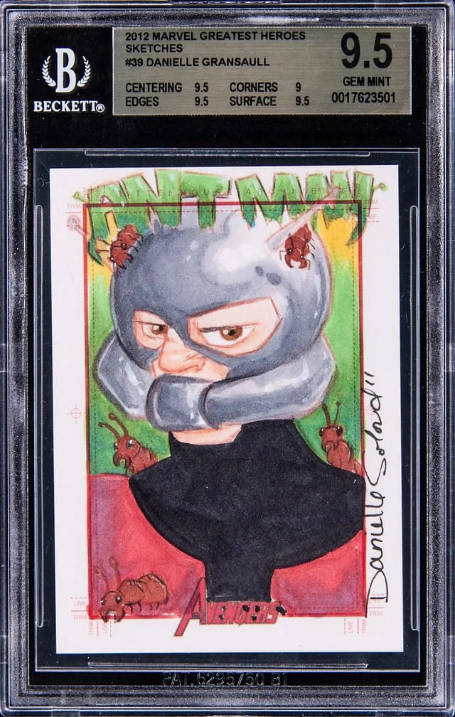 2012 Marvel Greatest Heroes Sketches Danielle Gransaull #39 card image