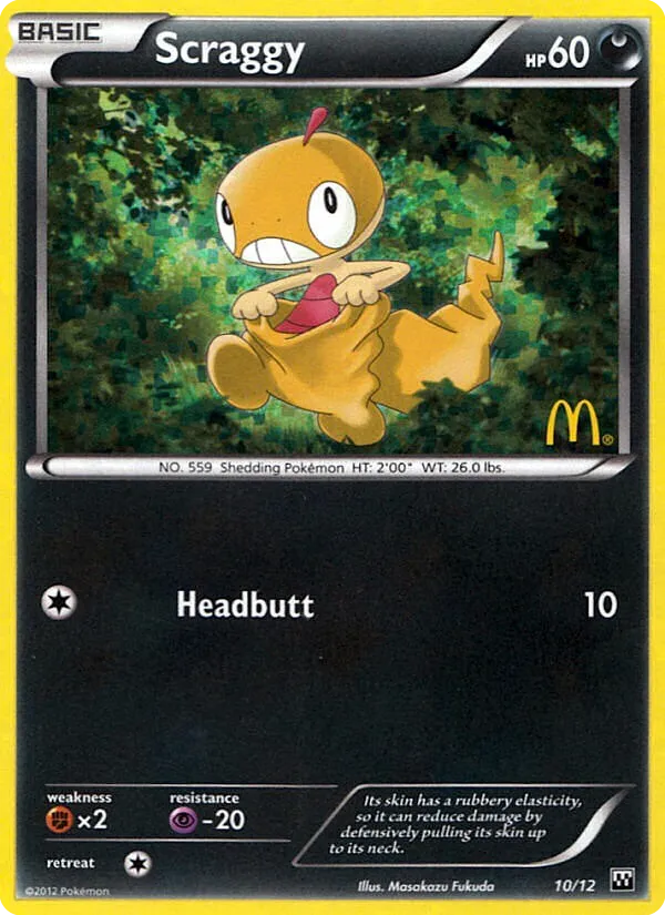 2012 McDonald's Collection 2012 Scraggy McDonald's Promo #10/12 McDonald's Promo card image