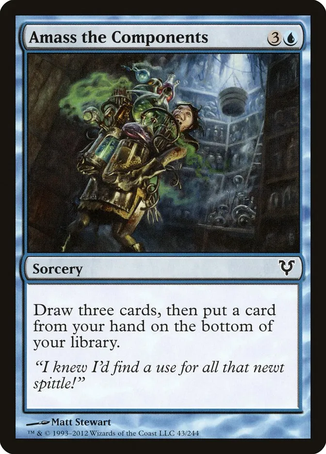 2012 Avacyn Restored Amass the Components common #43 common card image