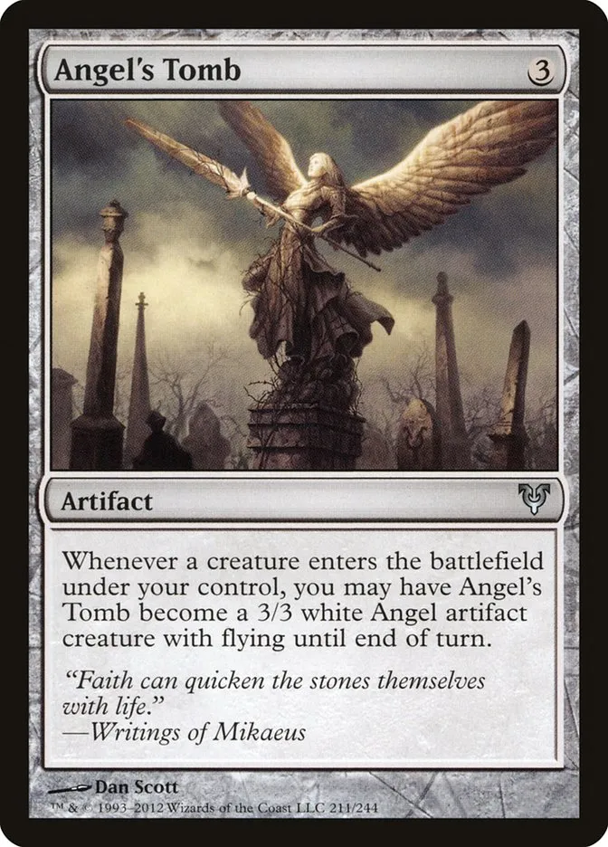 2012 Avacyn Restored Angel's Tomb #211 uncommon card image