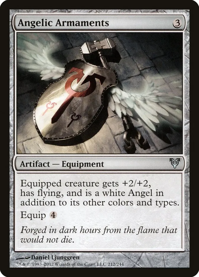 2012 Avacyn Restored Angelic Armaments #212 uncommon card image