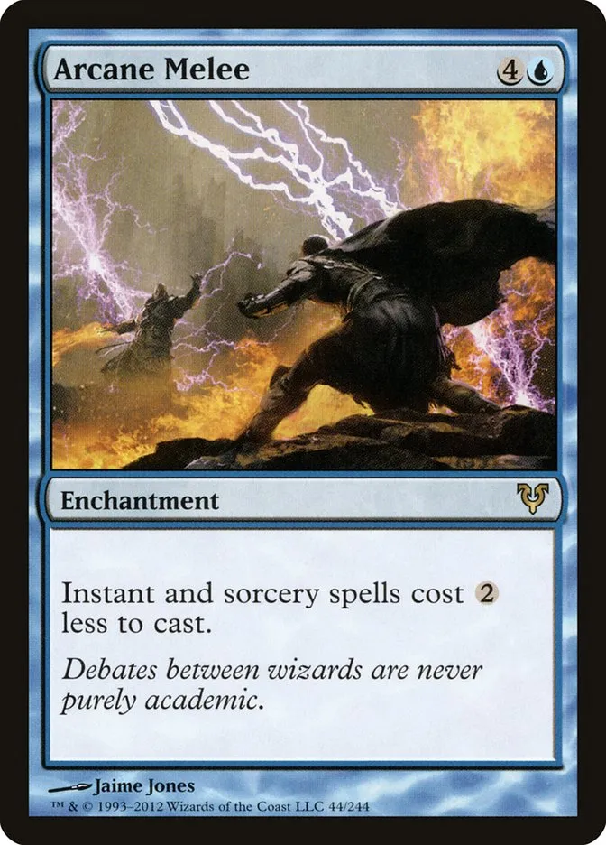 2012 Avacyn Restored Arcane Melee rare #44 rare card image