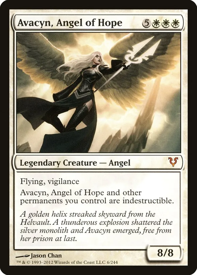 2012 Avacyn Restored Avacyn, Angel of Hope mythic #6 mythic card image