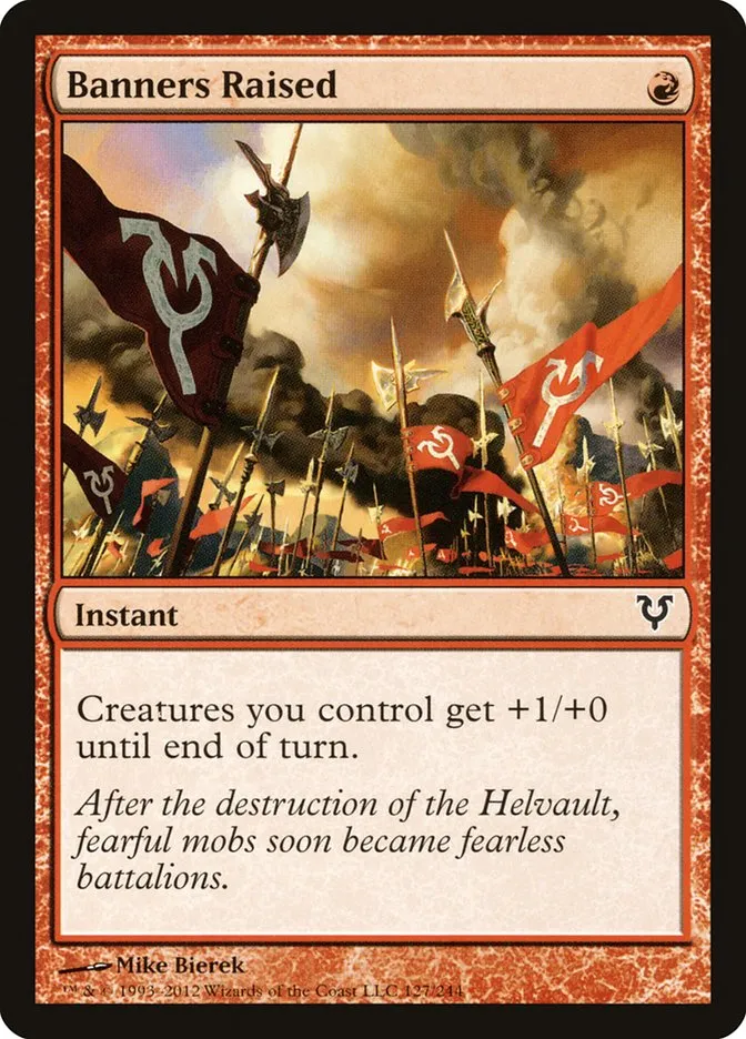 2012 Avacyn Restored Banners Raised common #127 common card image
