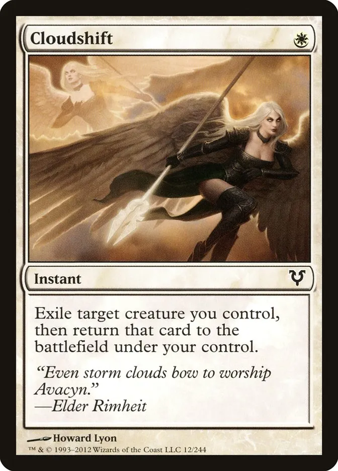 2012 Avacyn Restored Cloudshift common #12 common card image