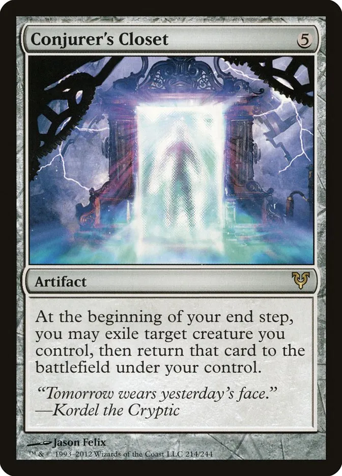 2012 Avacyn Restored Conjurer's Closet rare #214 rare card image