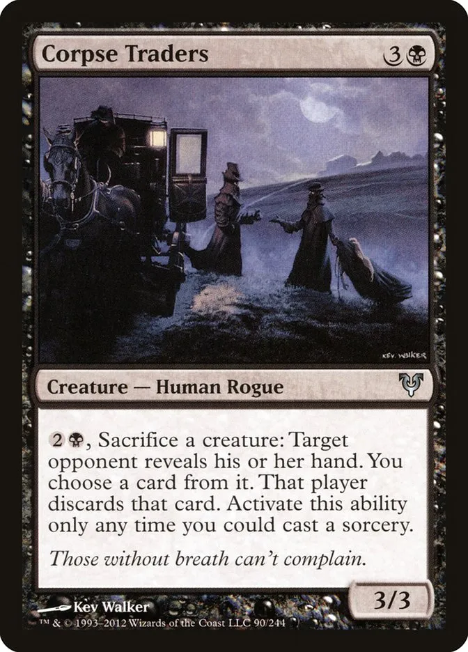 2012 Avacyn Restored Corpse Traders uncommon #90 uncommon card image