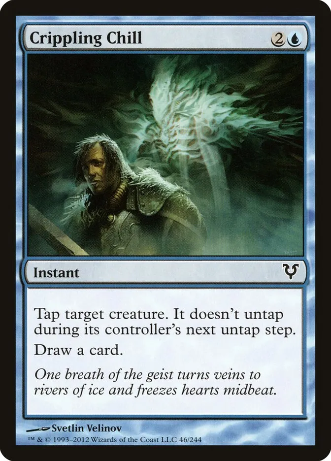 2012 Avacyn Restored Crippling Chill common #46 common card image