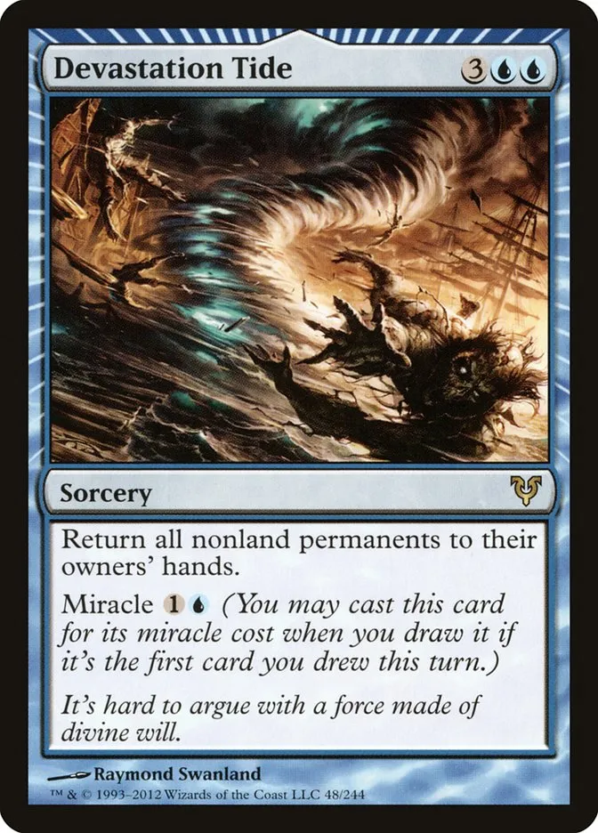 2012 Avacyn Restored Devastation Tide rare #48 rare card image