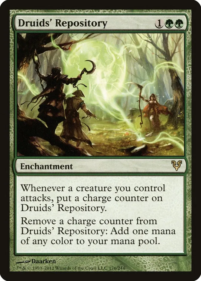 2012 Avacyn Restored Druids' Repository rare #176 rare card image