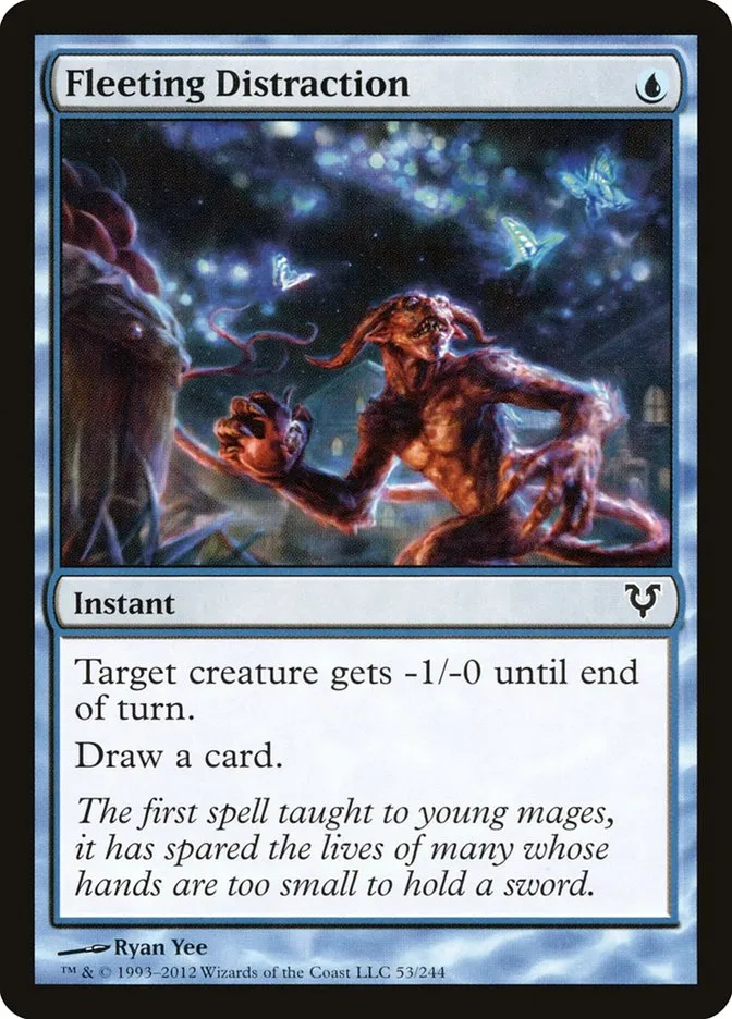 2012 Avacyn Restored Fleeting Distraction common #53 common card image