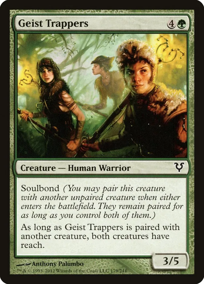 2012 Avacyn Restored Geist Trappers common #179 common card image