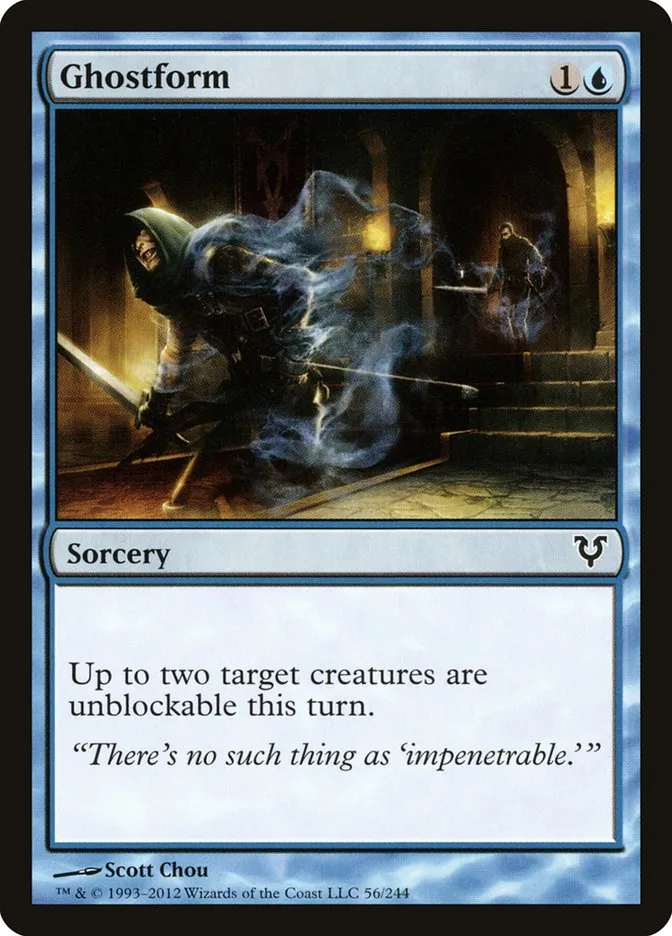 2012 Avacyn Restored Ghostform common #56 common card image