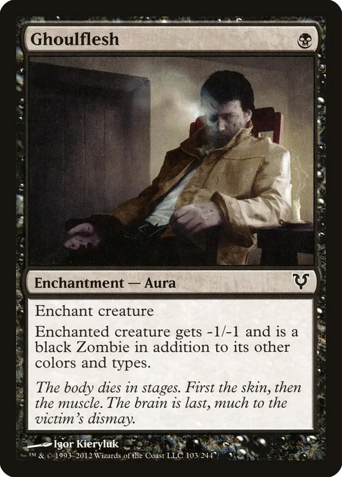 2012 Avacyn Restored Ghoulflesh common #103 common card image