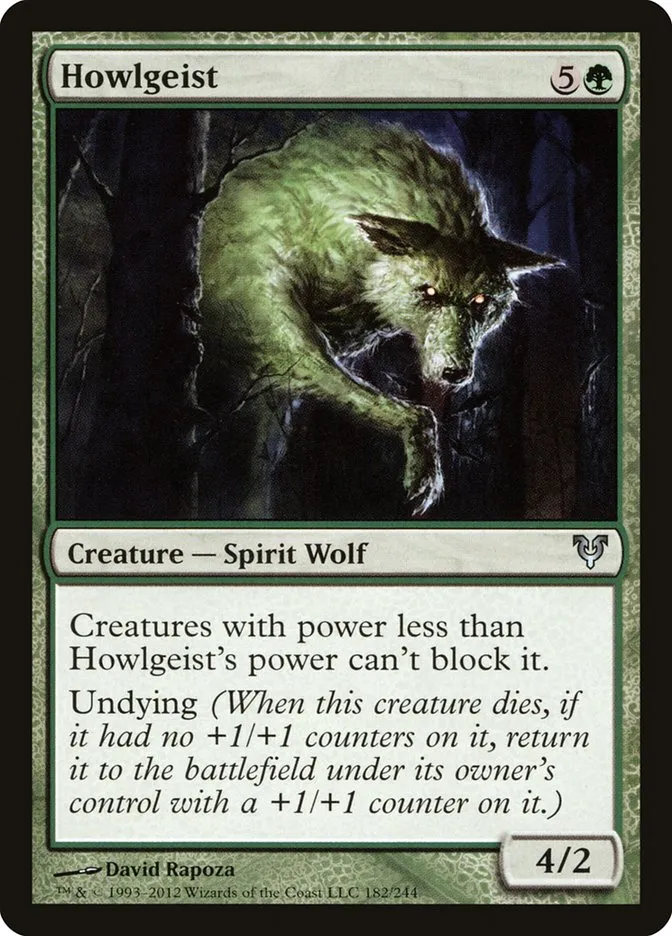 2012 Avacyn Restored Howlgeist uncommon #182 uncommon card image